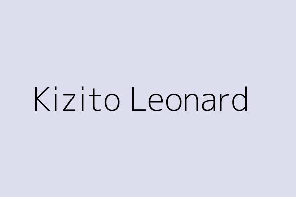 Kizito Leonard